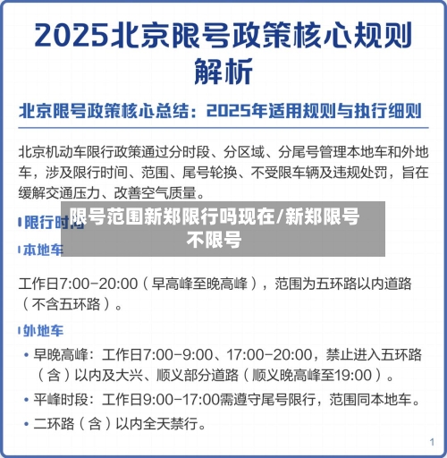 限号范围新郑限行吗现在/新郑限号不限号
