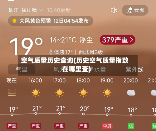 空气质量历史查询(历史空气质量指数在哪里查)-第3张图片