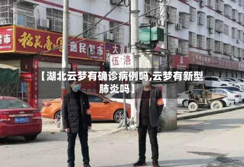 【湖北云梦有确诊病例吗,云梦有新型肺炎吗】