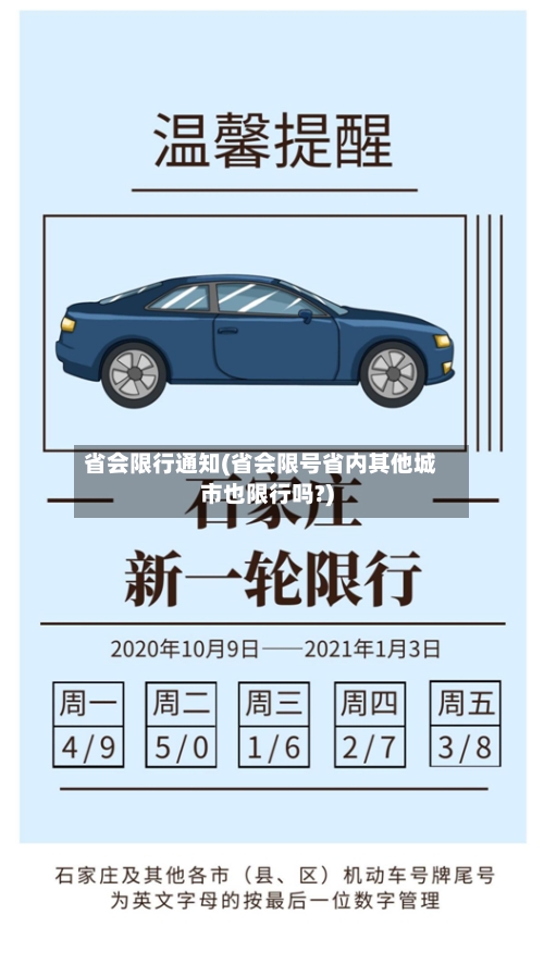 省会限行通知(省会限号省内其他城市也限行吗?)-第2张图片