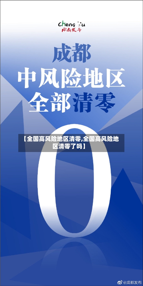 【全国高风险地区清零,全国高风险地区清零了吗】-第2张图片