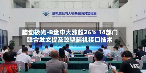 脑动极光-B盘中大涨超26% 14部门联合发文提及攻坚脑机接口技术-第2张图片
