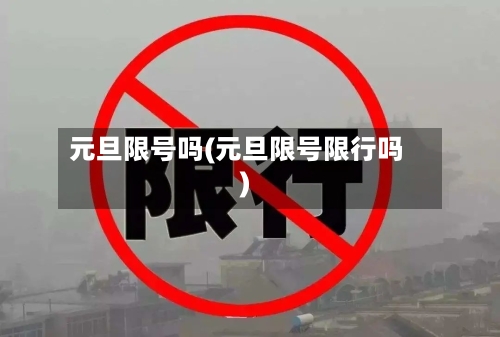 元旦限号吗(元旦限号限行吗)-第3张图片