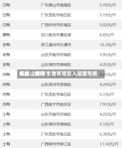 机构：费用低迷 上半年生猪养殖陷入深度亏损-第2张图片