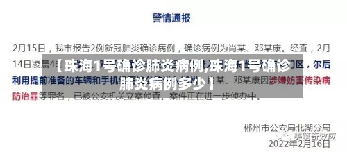 【珠海1号确诊肺炎病例,珠海1号确诊肺炎病例多少】-第3张图片