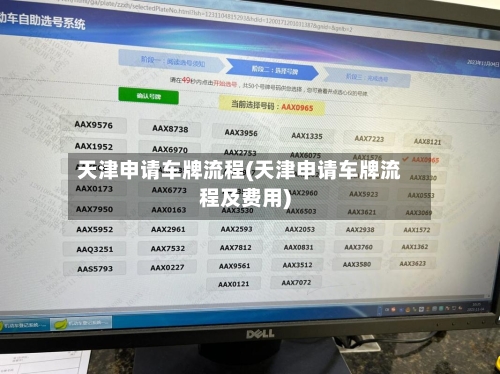 天津申请车牌流程(天津申请车牌流程及费用)