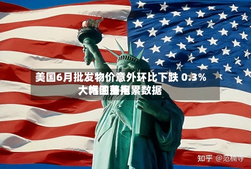 美国6月批发物价意外环比下跌 0.3%，汽油费用大幅回落拖累数据