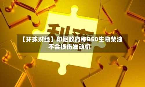 【环球财经】印尼政府称B50生物柴油不会损伤发动机-第2张图片