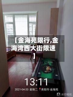 【金海苑限行,金海湾西大街限速】