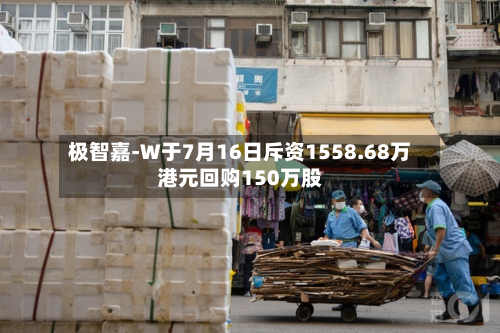 极智嘉-W于7月16日斥资1558.68万港元回购150万股-第1张图片
