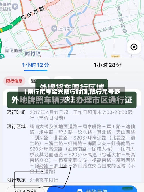 【限行尾号绍兴限行时间,限行尾号多少】