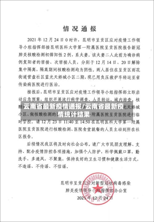 云南省最新疫情通报/云南省最新疫情统计结果