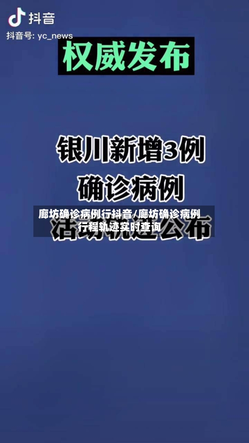 廊坊确诊病例行抖音/廊坊确诊病例行程轨迹实时查询