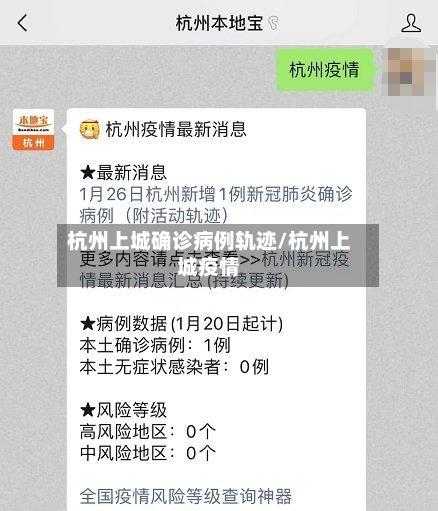 杭州上城确诊病例轨迹/杭州上城疫情-第2张图片