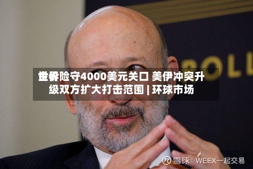 世界金价险守4000美元关口 美伊冲突升级双方扩大打击范围 | 环球市场