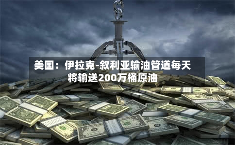 美国：伊拉克-叙利亚输油管道每天将输送200万桶原油-第2张图片