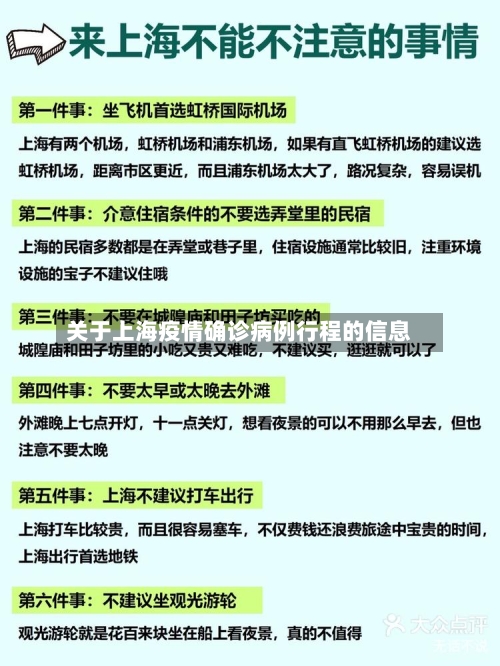 关于上海疫情确诊病例行程的信息