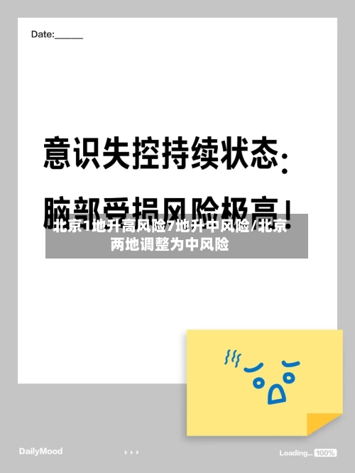 北京1地升高风险7地升中风险/北京两地调整为中风险-第2张图片
