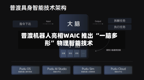 普渡机器人亮相WAIC 推出 “一脑多形” 物理智能技术-第3张图片