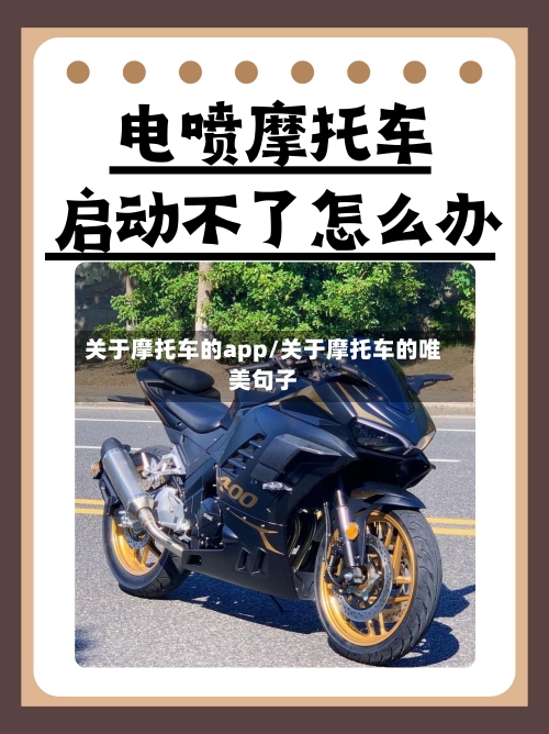 关于摩托车的app/关于摩托车的唯美句子-第2张图片