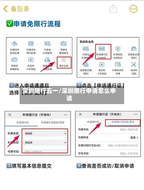 深圳限行五一/深圳限行申请怎么申请-第2张图片