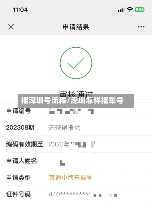 摇深圳号流程/深圳怎样摇车号-第2张图片