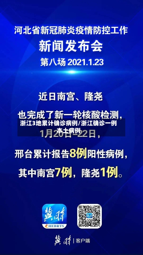 浙江3地累计确诊病例/浙江确诊一例本土病例-第2张图片