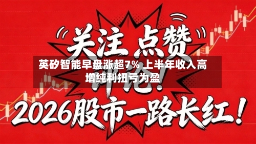英矽智能早盘涨超7% 上半年收入高增纯利扭亏为盈-第1张图片