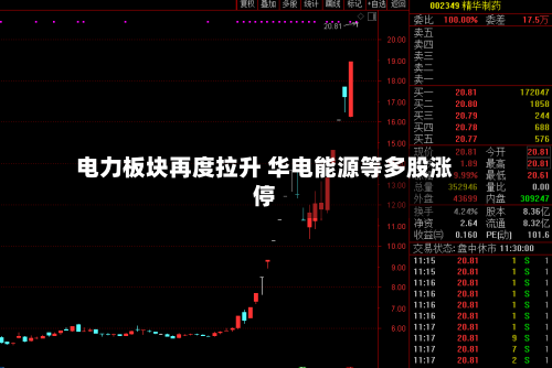 电力板块再度拉升 华电能源等多股涨停