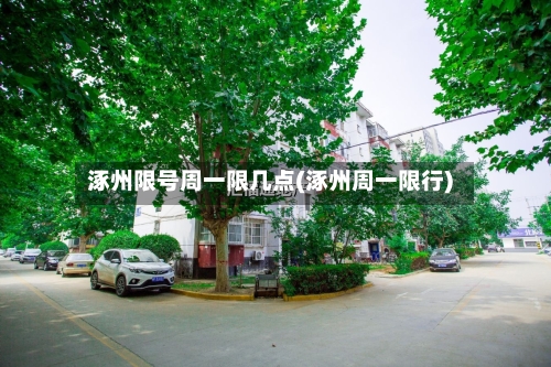 涿州限号周一限几点(涿州周一限行)