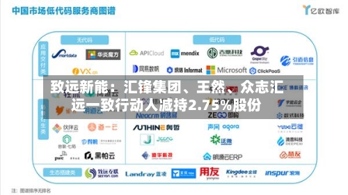 致远新能：汇锋集团、王然	、众志汇远一致行动人减持2.75%股份-第2张图片