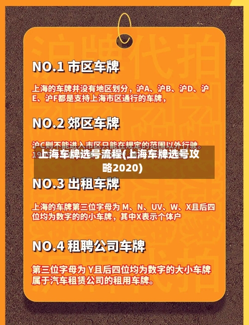 上海车牌选号流程(上海车牌选号攻略2020)