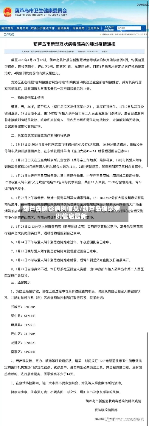 葫芦岛确诊病例信息/葫芦岛确诊病例信息最新-第2张图片