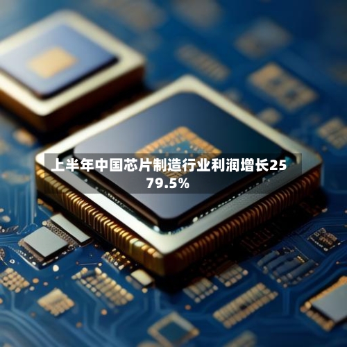上半年中国芯片制造行业利润增长2579.5%