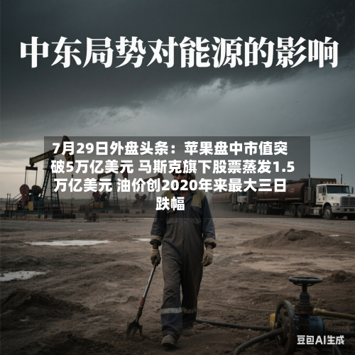 7月29日外盘头条：苹果盘中市值突破5万亿美元 马斯克旗下股票蒸发1.5万亿美元 油价创2020年来最大三日跌幅-第3张图片