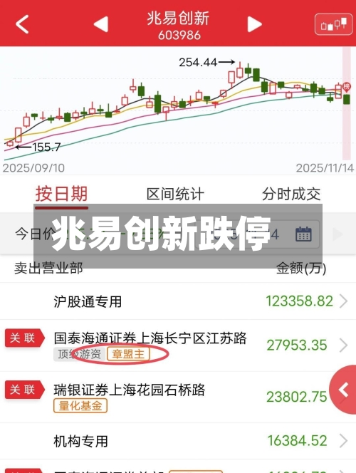 兆易创新跌停